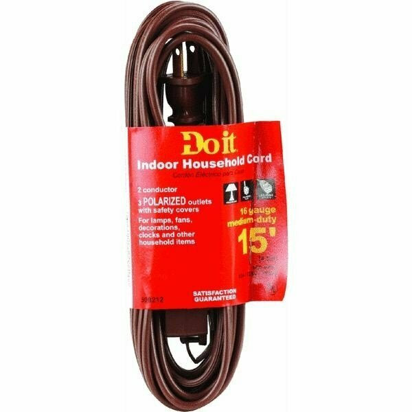 Do It Best Do it Cube Tap Extension Cord IN-PT2162-15X-BR